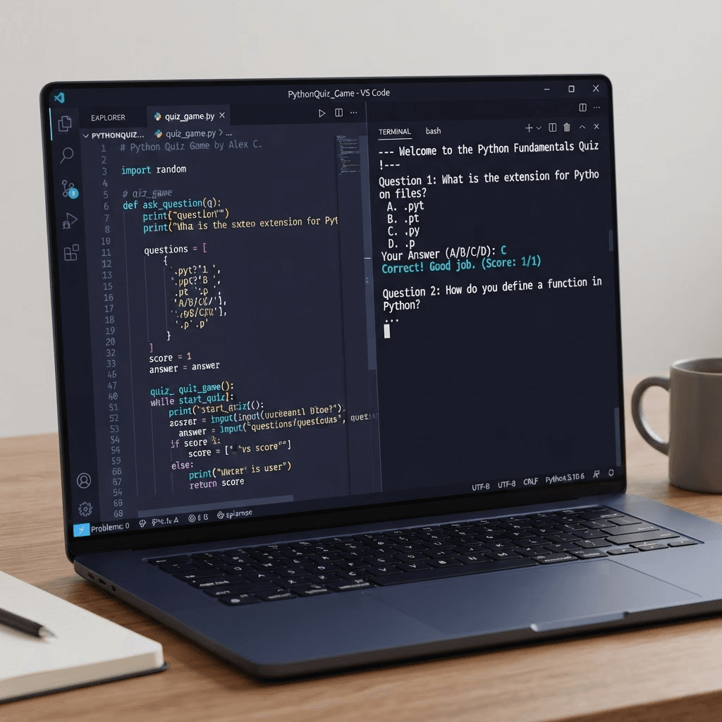 Пример за проект на ученик: Своя Python програма